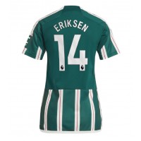 Ženski Nogometni dresi Manchester United Christian Eriksen #14 Gostujoči 2023-24 Kratek Rokav
